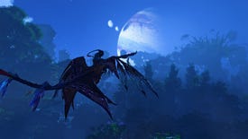 Image of a Na'vi and Ikran in Avatar: Frontiers Of Pandora