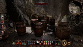 A group of barrels in Baldur's Gate 3