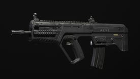 A close-up of the RAM-7 AR from Modern Warfare 3.