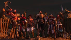 A group shot of the Immortals warriors from Prince Of Persia: The Lost Crown